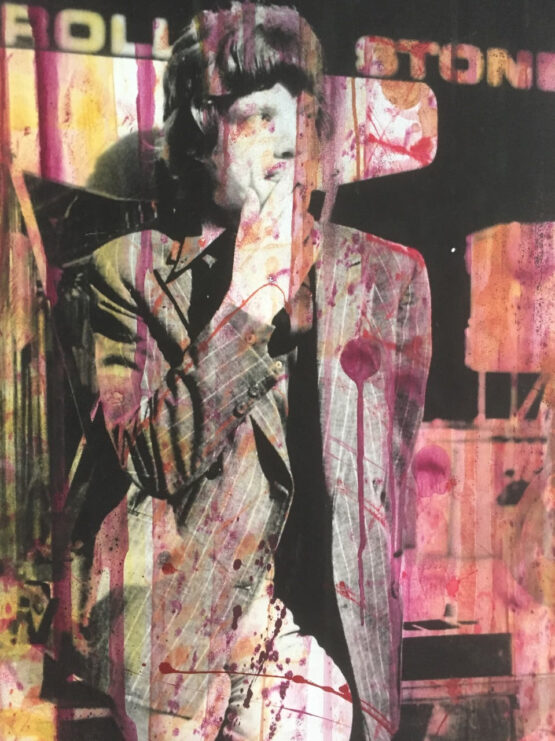 Jan-Olofsson-Mick-Jagger-1966-Mixedmedia-110x80cm